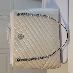 NWT Tory Burch Kira Tote Cream